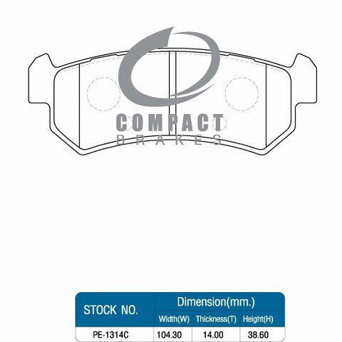compact-breaks-ผ้าเบรคหลัง-chevrolet-optra-1-6-1-8-ปี-2003-2007-dcc-1314-ออพตร้า