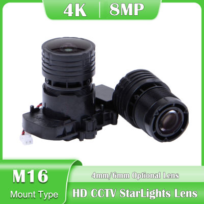 NEOCoolcam StarLights F0.95 M16 Focal 4K HD 4mm6mm Optional Lens 8MP 12.7" ir cut+lens for IMX327 IMX290 Camera Board Module