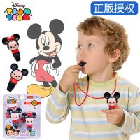 Disney Mickey whistle baby blowable whistle cartoon safe non-toxic child small trumpet toy kindergarten