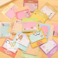 กระดาษโน๊ต กาวในตัว sticky note ลายการ์ตูน ลดพิเศษไม่จำกัดจำนวน! น่ารัก น่าสะสม set 2 wd wd99