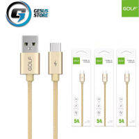 สายชาร์จ GOLF รุ่น GC-76T สายชาร์จเร็ว TYPE-C 5A Quick Charge รองรับ รุ่น OPPO,VIVO,Huawei,Xiaomi,Samsung ความยาว1เมตร ของแท้ รับประกัน1ปี BY GESUS STORE