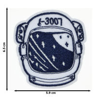 JPatch - หมวกอวกาศ I-3007 I-3007 นาซ่า (NASA) ชุดนักบินอวกาศ ตัวรีดติดเสื้อ อาร์มรีด อาร์มปัก มีกาวในตัว การ์ตูนสุดน่ารัก งาน DIY Embroidered Iron/Sew on Patches