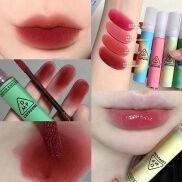 Cappuvini Son Bóng Năng Lượng 4 Màu Son Bóng Nhung Không Thấm Nước Mờ Đậu