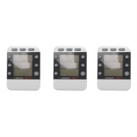 3X Digital Timer 100 Hour Triple Count Down/Up Clock Timer Cooking Timer with LCD Display Loud Alarm Magnet Bracket