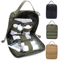 กลางแจ้งเดินป่า Kit ยุทธวิธี Molle Pack MOLLE กระเป๋าเอวชุด Survival ทหาร Tactics กระเป๋าเป้สะพายหลัง First Aid Camping Tools