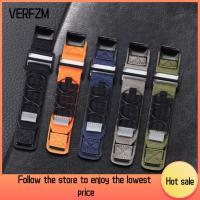 VERFZM SHOP สายห่วงไนลอนกีฬาสายรัดนาฬิกาข้อมือสายผ้าแคนวาสสำหรับผู้ชายผู้หญิงสายรัดนาฬิกาแฟชั่นสำหรับ Garmin Fenix 7 6X 6S 6 Pro 5X 5 Watch Accessories