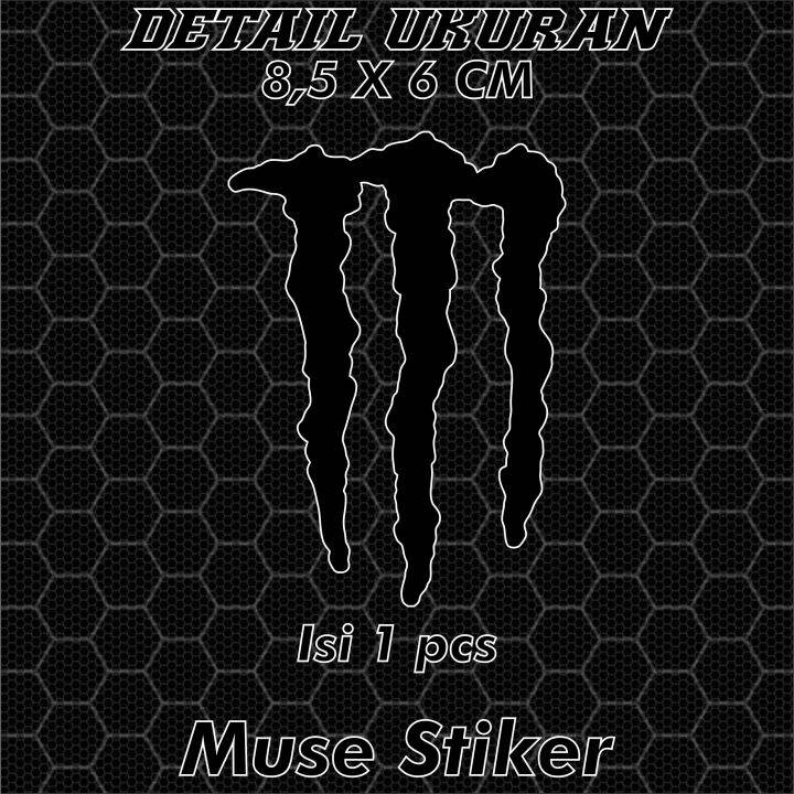 STIKER STICKER MONSTER ENERGY CAKAR CUTTING VIRAL VARIASI MOTOR LOGO ...