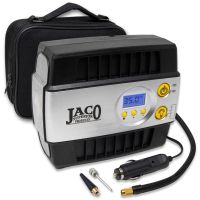 JACO SmartPro 12V เครื่องสูบยางปั๊มลมยางรถยนต์ดิจิตอลเครื่องทำความสะอาดน้ำตู้ปลาแบบพกพาคอมเพรสเซอร์ (สูงสุด100 PSI, 12โวลต์ดีซี)