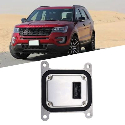 1 Piece Front Fog Light Driver Module Xenon HID LED Headlight Ballast Control Unit Silver for Ford Explorer 2016-2019