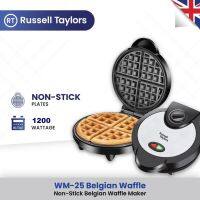 Russell Taylors เครื่องทำวาฟเฟิลเบลเยียมพร้อมระบบควบคุมอุณหภูมิ Belgian Waffle Maker Temperature Control WM-25