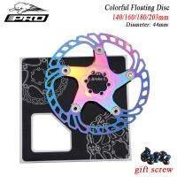 IIIPRO MTB Bicycle Colorful Disc Brake Rotors 140mm 160mm 180mm 203mm Mountain Bike 6 Bolt Brake Disc Bikes Float Rotor Parts Other Bike parts