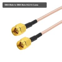 1ชิ้นสายสายไฟขดต่อขยาย Rf สายเคเบิลตัวผู้ Sma ต่อตัวเมียสายจัมเปอร์เสาอากาศเราเตอร์อินเตอร์เน็ตไร้สายสาย Rf โคซายน์ Rg174 10ซม. 15ซม. 30ซม. 50ซม.