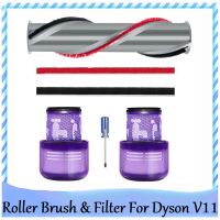 Replacement Parts Kit for Dyson V11 Cordless Vacuum Cleaner Roller Brush Soft Plush Strips Washable Hepa Post-Filter