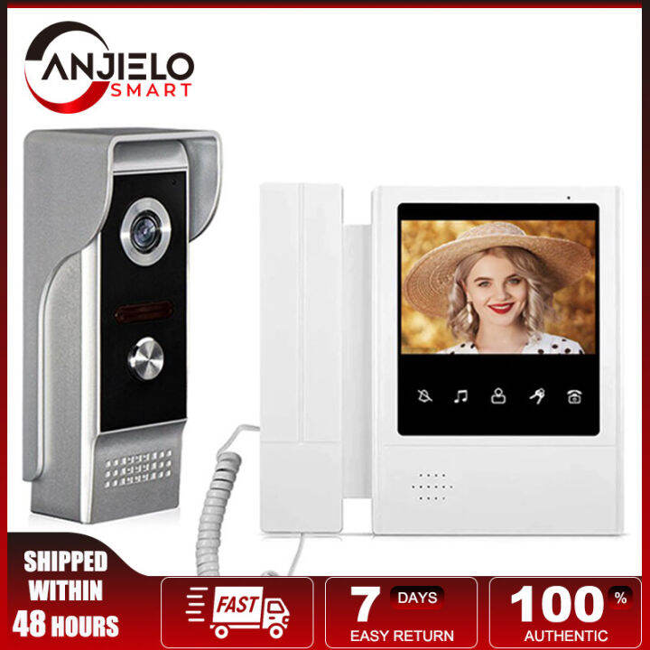 Video For Home Doorbell Residential With Camera IR Entry Phone
