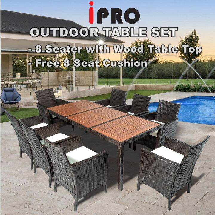IPRO Outdoor Chair and Table Set Outdoor Furniture Balcony Garden Table