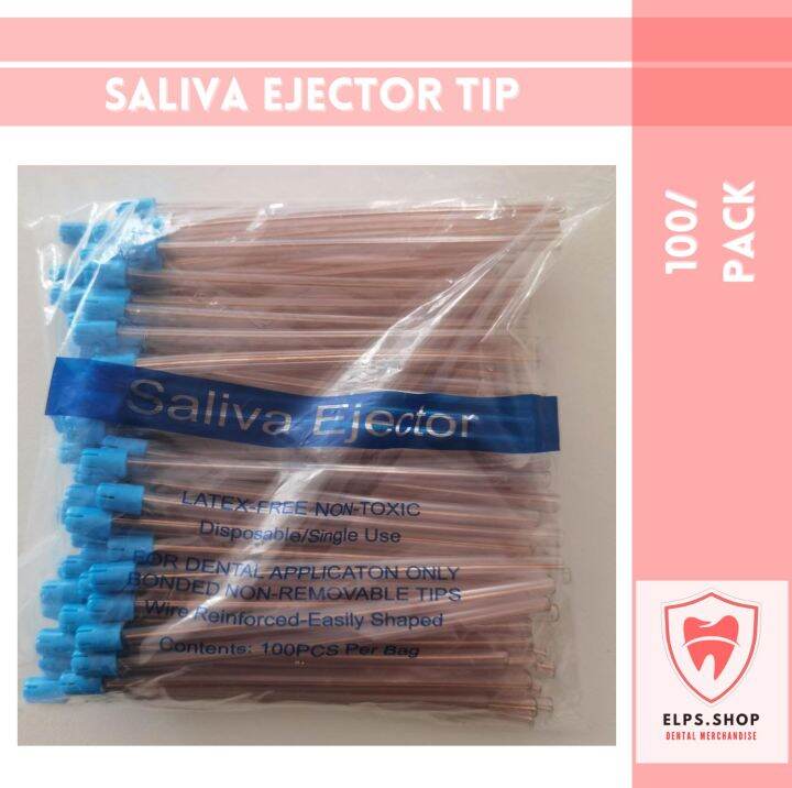 Saliva Ejector Tip 100 Pieces / Dental Suction Tips Lazada PH