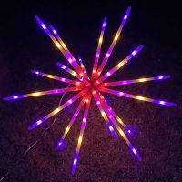 Firework Light LED Multi Color Outdoor Firework Garden Decorative Lights for Walkway Pathway Backyard Christmas Decoration Party