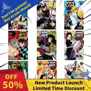 23 Book Anime Demon Slayer Kimetsu No Vol 1-23 Yaiba Japan Youth Teens  Fantasy Science Mystery Suspense Manga Comic Book English