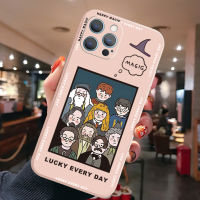 สำหรับ Samsung Galaxy Note 20 Ultra Note 10 Plus เคสโทรศัพท์การ์ตูน Harry Potter Family เลนส์กล้องป้องกันกรอบสี่เหลี่ยมขอบปก