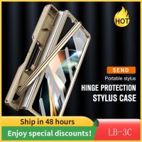 2023Fashionfor Samsung Galaxy Z Fold 5 4 Hinge Protection Stylus Case,With Glass Front Film &amp; Slide Cover Ultra Drop-Proof CoverFreeshiping