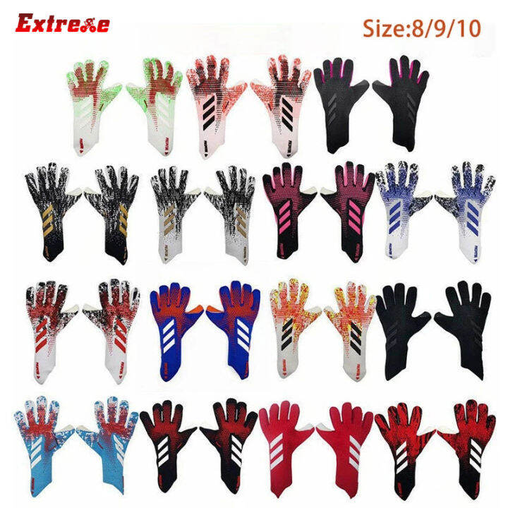 Extreme Goalkeeper Gloves Finger Protection Premium Quality Football