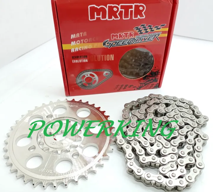MOTORCYCLE CHAIN & SPROCKET SET VEGA FORCE (4HOLES) Lazada PH
