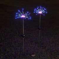 90150 LED solar light outdoor waterproof eight function flash string lights lawn fireworks lamp garden Christmas holiday decor