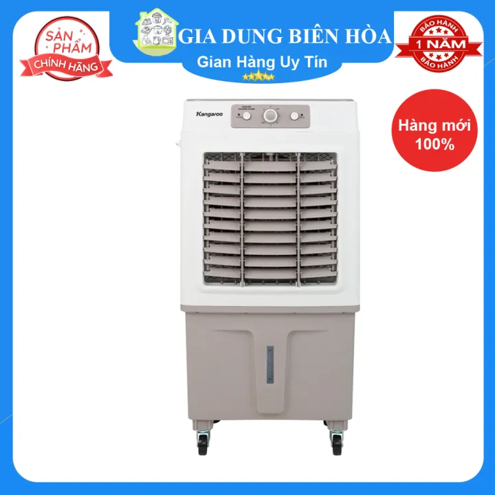 Quạt điều hoà Kangaroo KG50F62_-MỚI 100%--Phòng 25 - 30 m² Công suất: 100 W Tốc độ gió: 3 mức gió Điều khiển: Núm xoayNút nhấn Bình nước: 33 lít...