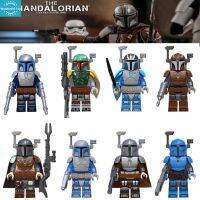 Wt【ลดกระหน่ำ】มินิฟิกเกอร์ Mandalorian Star Warsing แจงโก้เฟทท์โบบาเฟทท์นักล่าเงินรางวัลของเล่นบล็อกตัวต่อที่เข้ากันได้กับ KT1041【cod】