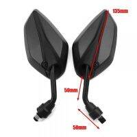 1 Pair Universal Rearview Mirrors for Honda, Yamaha, Kawasaki Motorcycles