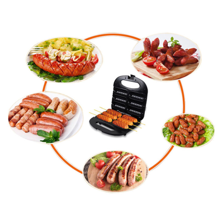 baoerma-mall-เครื่องทำวาฟเฟิลไส้กรอก-แถมฟรีอุปกรณ์เบเกอรี่-hot-dog-waffle-maker