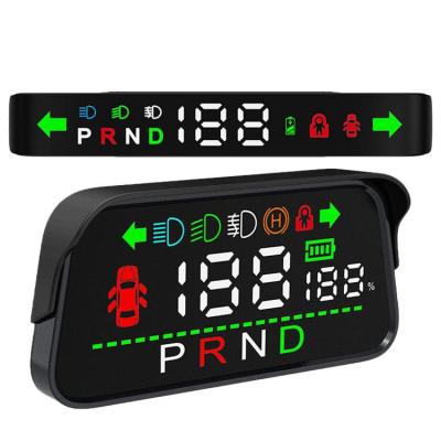 Car HUD Head-Up Display Speedometer Speed Windshield Projector for All Car Digital Head Up Display Auto Fuel Mileage Alarm brightly