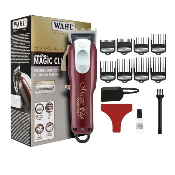 WAHL hair Clipper Professional 5-Star Magic Clip Cord Cordless Hair Clipper  for Barbers and Stylists -