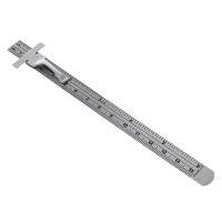 6 inches Stainless Steel Pocket Rule Handy Ruler with inch 1/32 inches mm/metric Graduations