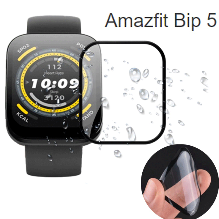 ฟิล์ม-amazfit-bip-5-เคสกันรอยหน้าจอ-3-มิติใสเคส-นาฬิกาอัจฉริยะ-amazfit-bip-5-smartwatch