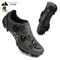 Unisex MTB Shoes Men Cycling Shoe SPD Cleats Self-Locking Road Women Racing Cycling Sneaker Carbon Mountain Biking Footwear: