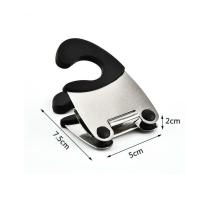 1 Piece of Anti-scalding Spoon Holder Functional Stainless Steel Pot Side Clip Portable Spatula Clip Kitchen Accessories