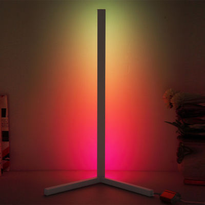 Corner LED Floor Lamp RGB Atmosphere Corner Light For Bedroom Colorful Standing Lamp Lighting For Living Room Indoor Lighting