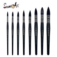 1Peice Watercolor Brush Wood Paint Brush Artist Hand Painting Brushes Water Color Gouache Drawing Art Brush Supplies Drawing Painting Supplies