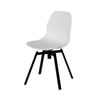 Modernform เก้าอี้สัมมนา เก้าอี้จัดประชุม บอดี้พลาสติกสีขาว ขาเหล็ก รุ่น CT626