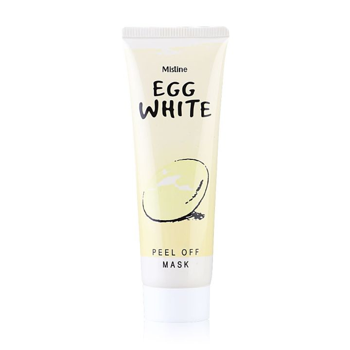 มิสทีน-ครีมลอกหน้า-สูตรผสมไข่ขาว-85-กรัม-mistine-egg-white-peel-off-mask-85-g