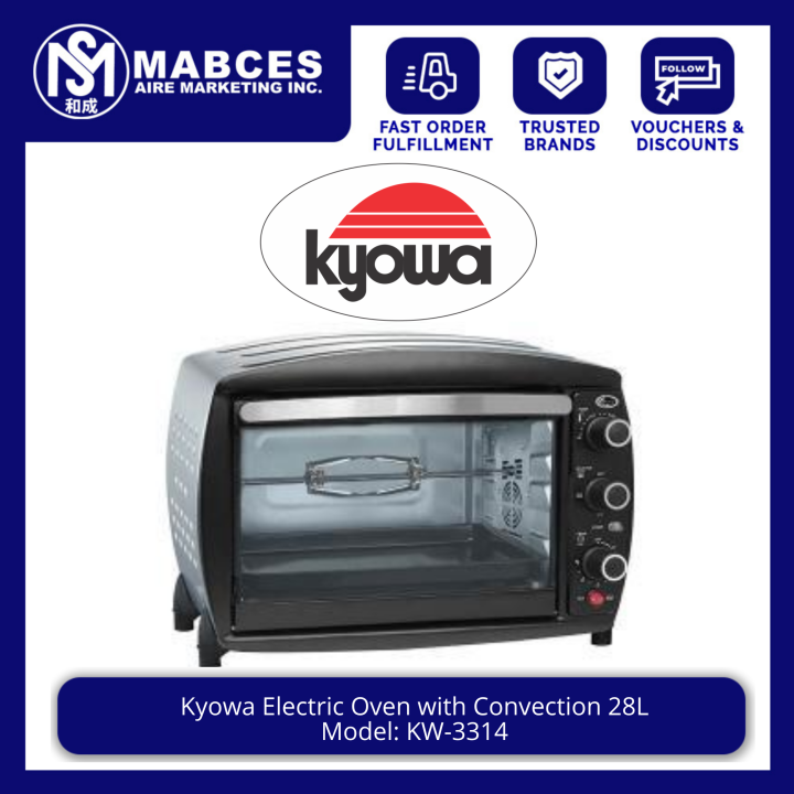 Kyowa 28L Electric Oven with Convection KW3314 Lazada PH