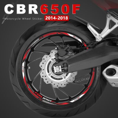 Motorcycle Wheel Sticker Waterproof Rim Stripe CBR650F 2017 for Honda CBR650 CBR 650F 650 F 2014-2018 2015 2016 Accessories