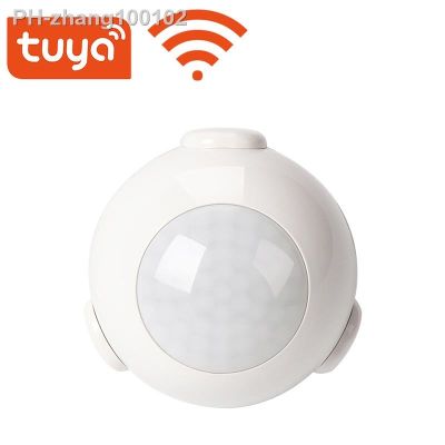 TUYA Smart Wifi PIR Motion Sensor Built-in battery Alarm Passive Infrared Detector For Home Automation Home Alarm System Tuya