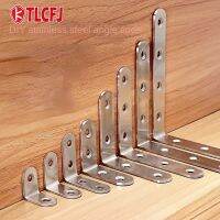 ◈ KTLCFJ Angle Stainless Steel Corner Bracket Fasteners Protector 90 Degree Joint Stand Shelf Support Furniture Cabinet Hardware