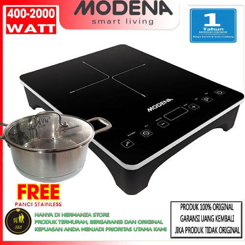 Electric Stove MODENA Kompor Induksi Listrik PortablePI1314 V / W