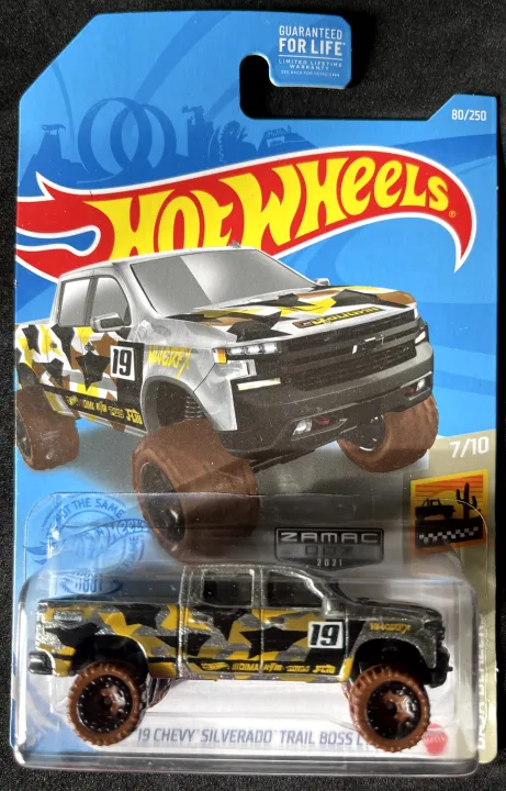 Hot Wheels - Zamac Baja Blazers - '19 Chevy Silverado Trail Boss LT (7 ...