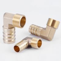 1/8" 1/4" 3/8" 1/2" 1" BSPP Male X 6-25mm Hose Barb Tail Elbow Brass Fuel Fitting Connector Adapter Water Gas Oil Valves