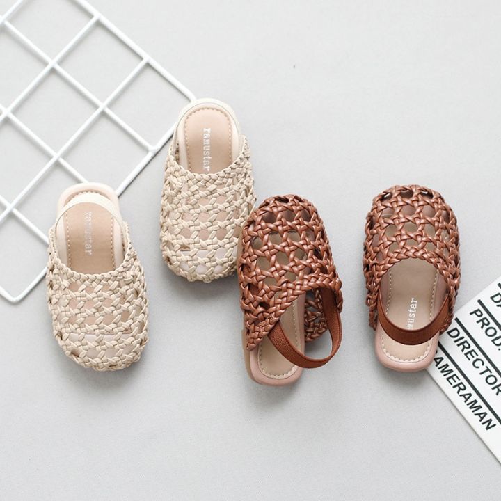 baby-girls-shoes-braided-sandals-for-girls-kids-fashion-hollow-out-leather-shoe-soft-sole-retro-princess-slippers-beach-shoes