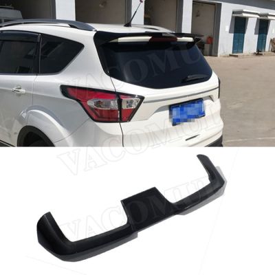 High Quality ABS Material Rear Roof Spoiler Tail Spoiler Wings For Ford Escape Kuga 2013-2019 ST Style Spoiler